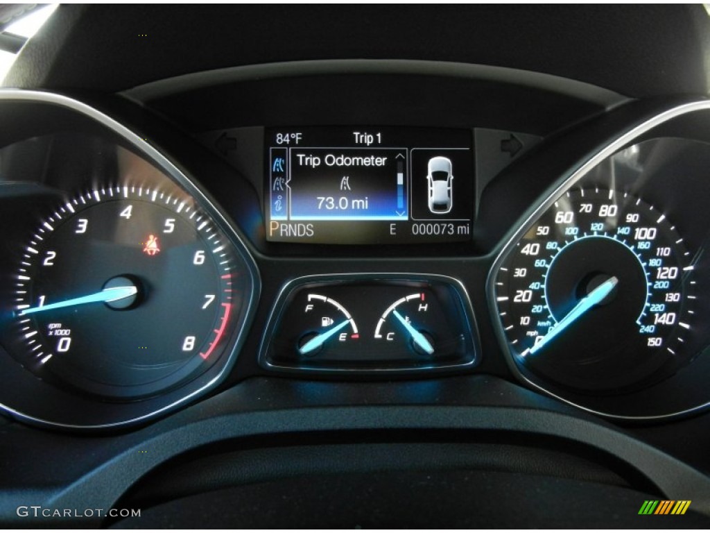 2013 Ford Escape Titanium 2.0L EcoBoost Gauges Photo #72349287