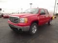 2013 Fire Red GMC Sierra 1500 SLE Crew Cab 4x4  photo #1