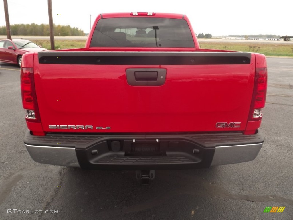2013 Sierra 1500 SLE Crew Cab 4x4 - Fire Red / Ebony photo #6