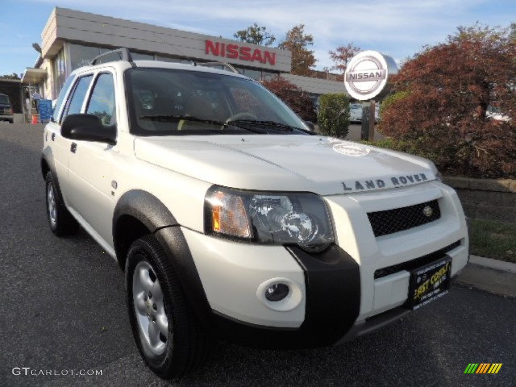 2005 Freelander SE - Chawton White / Alpaca Beige photo #1