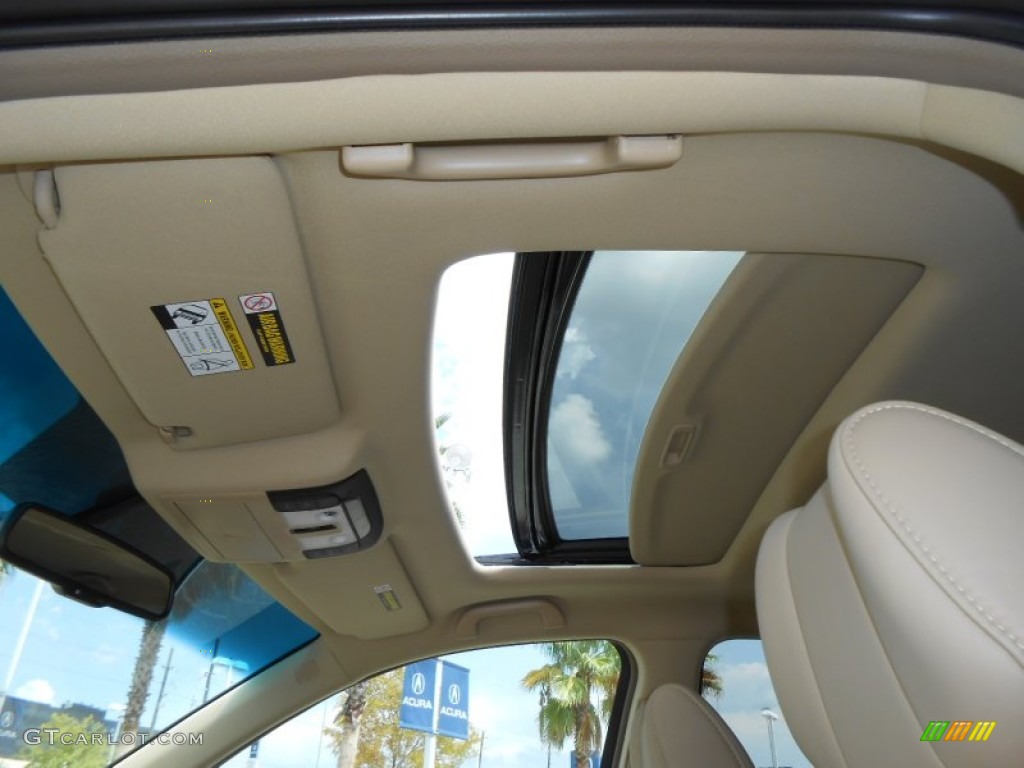 2013 MDX SH-AWD Technology - Crystal Black Pearl / Parchment photo #25