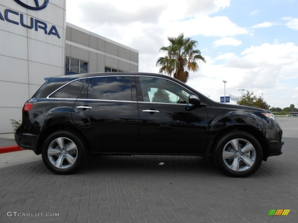 2013 MDX SH-AWD Technology - Crystal Black Pearl / Parchment photo #8