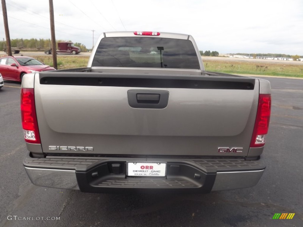 2012 Sierra 1500 SL Crew Cab 4x4 - Steel Gray Metallic / Dark Titanium photo #6