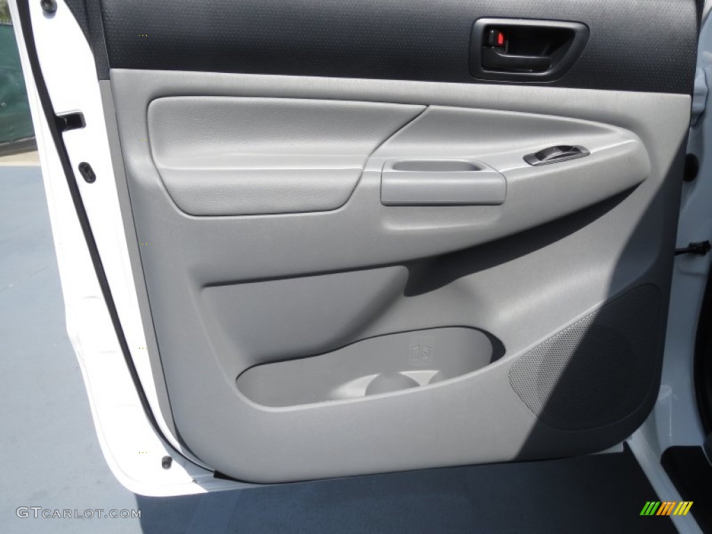 2013 Toyota Tacoma V6 TRD Sport Prerunner Double Cab Graphite Door Panel Photo #72351061