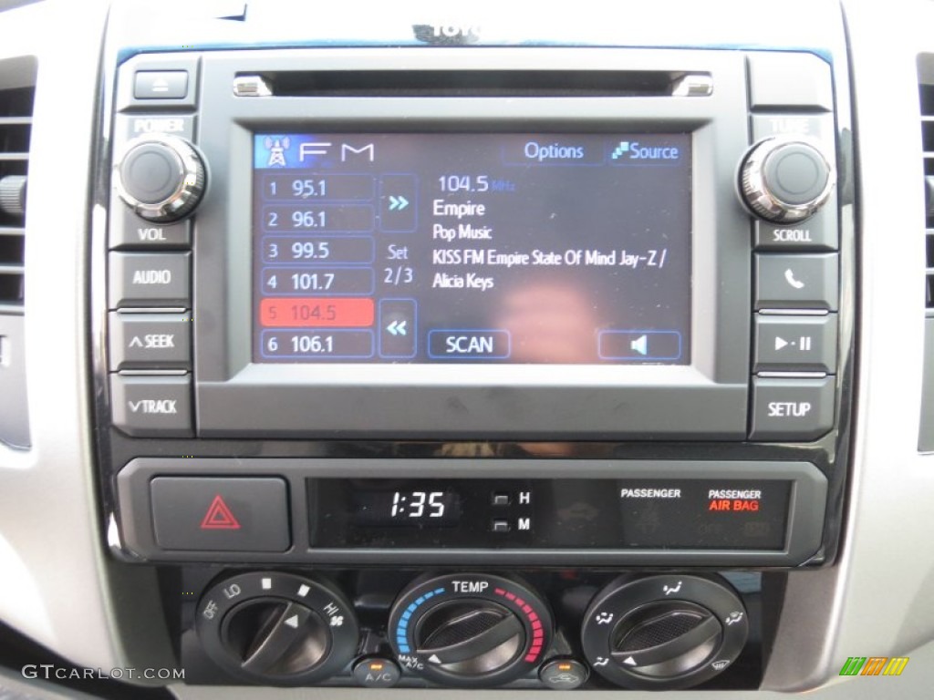 2013 Toyota Tacoma V6 TRD Sport Prerunner Double Cab Audio System Photo #72351207