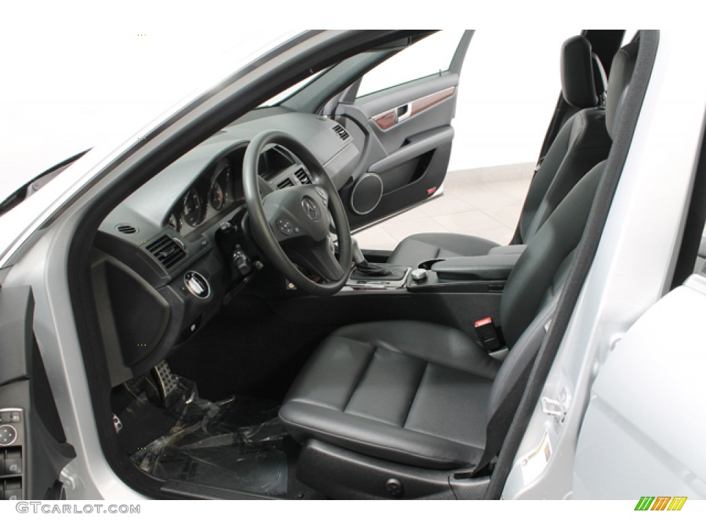 Black Interior 2011 Mercedes-Benz C 300 Sport 4Matic Photo #72351844
