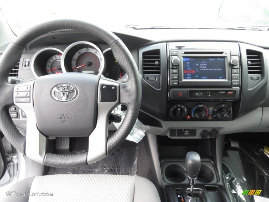 2013 Toyota Tacoma Prerunner Double Cab Graphite Dashboard Photo #72351850