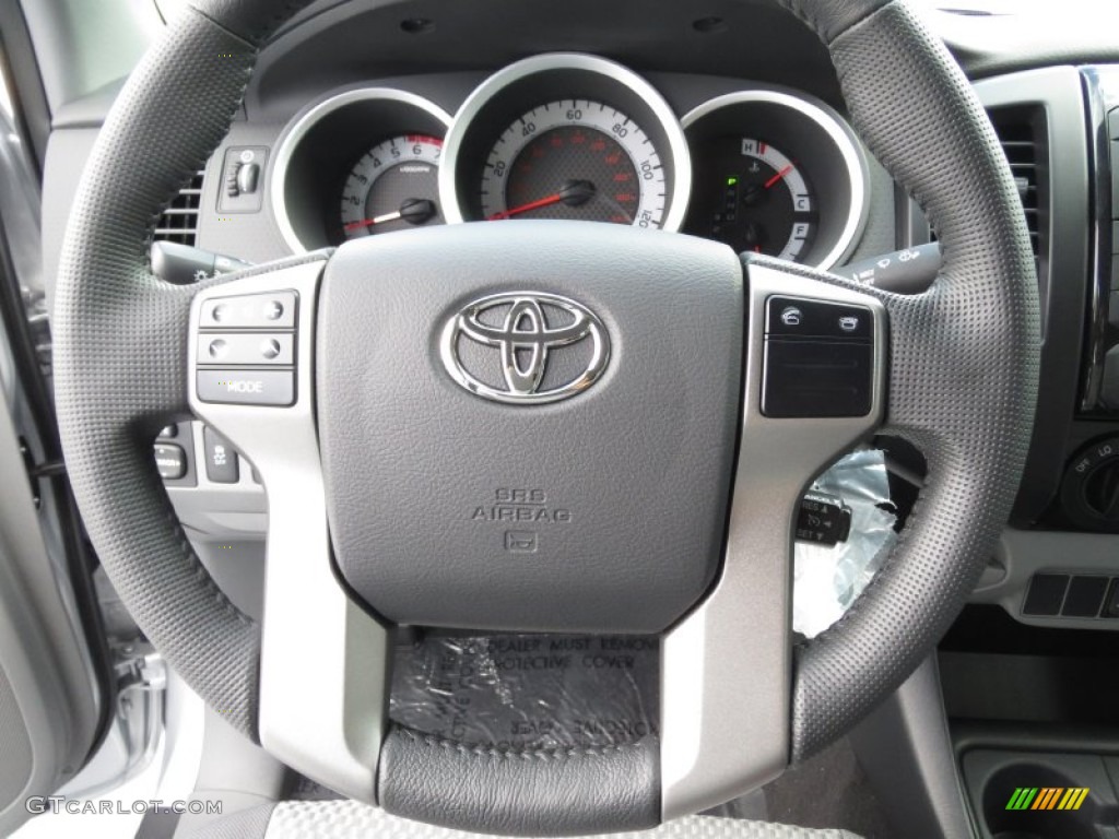 2013 Toyota Tacoma Prerunner Double Cab Graphite Steering Wheel Photo #72351948
