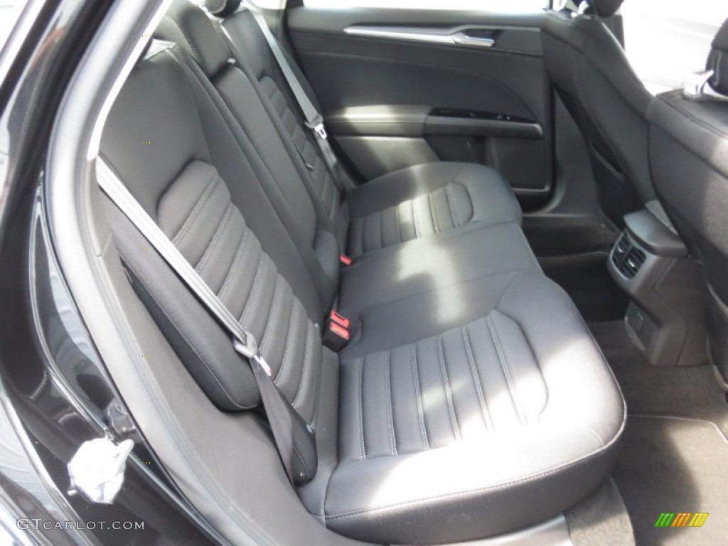Charcoal Black Interior 2013 Ford Fusion SE Photo #72352488