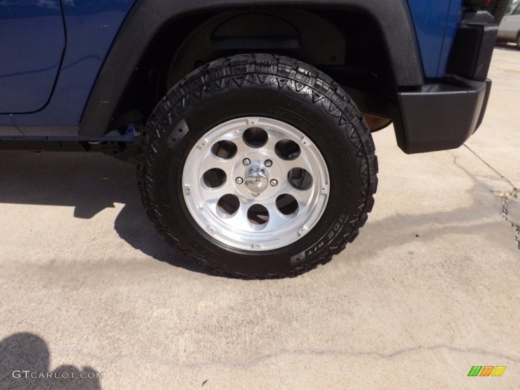 2009 Wrangler X 4x4 - Deep Water Blue Pearl Coat / Dark Slate Gray/Medium Slate Gray photo #16