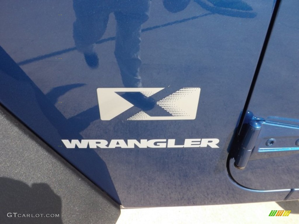 2009 Wrangler X 4x4 - Deep Water Blue Pearl Coat / Dark Slate Gray/Medium Slate Gray photo #20