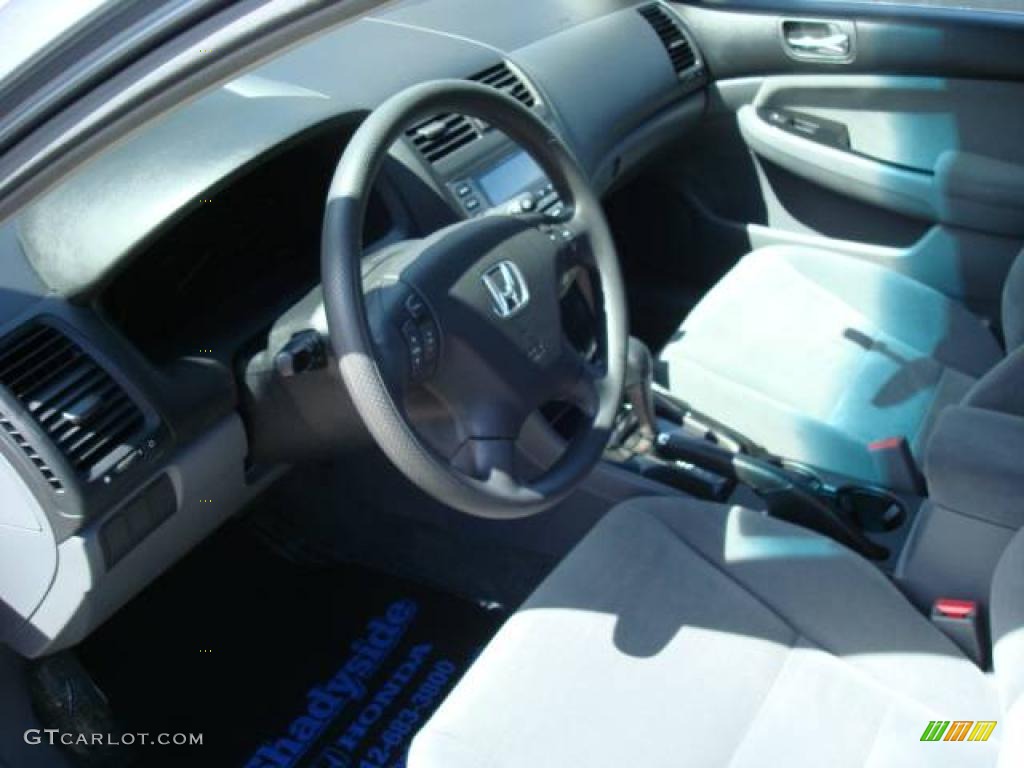 2007 Accord SE Sedan - Cool Blue Metallic / Gray photo #14