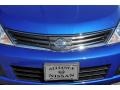 2012 Metallic Blue Nissan Versa 1.8 S Hatchback  photo #2