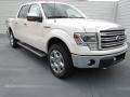 White Platinum Metallic Tri-Coat 2013 Ford F150 King Ranch SuperCrew 4x4 Exterior