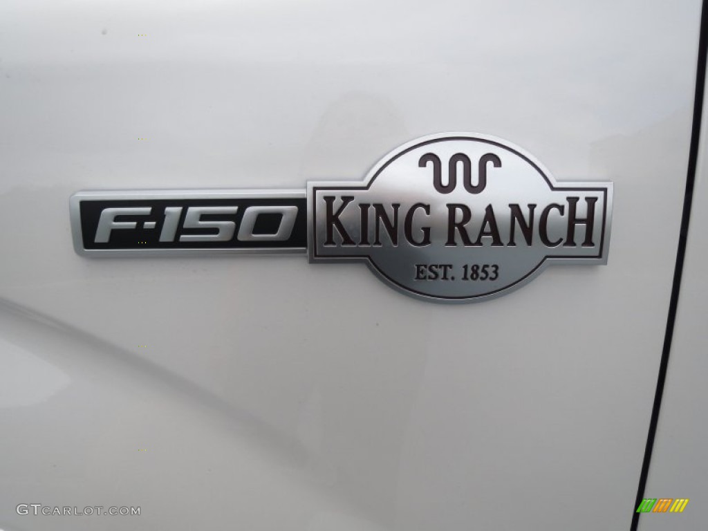 2013 F150 King Ranch SuperCrew 4x4 - White Platinum Metallic Tri-Coat / King Ranch Chaparral Leather photo #12