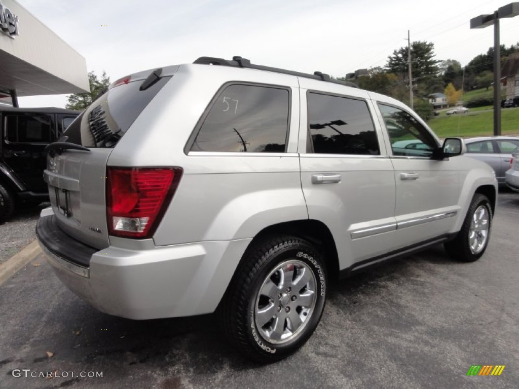 2008 Grand Cherokee Limited 4x4 - Bright Silver Metallic / Dark Khaki/Light Graystone photo #6