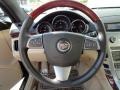 Cashmere/Cocoa 2011 Cadillac CTS Coupe Steering Wheel