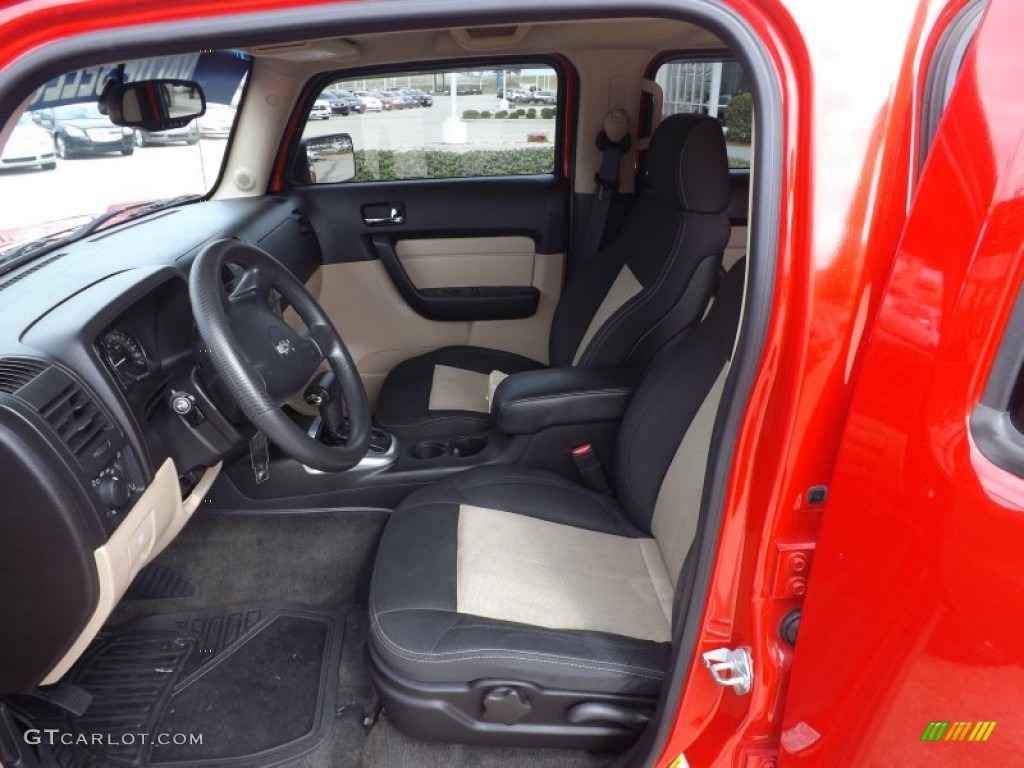 Ebony Black/Light Cashmere Beige Interior 2006 Hummer H3 Standard H3 Model Photo #72355595