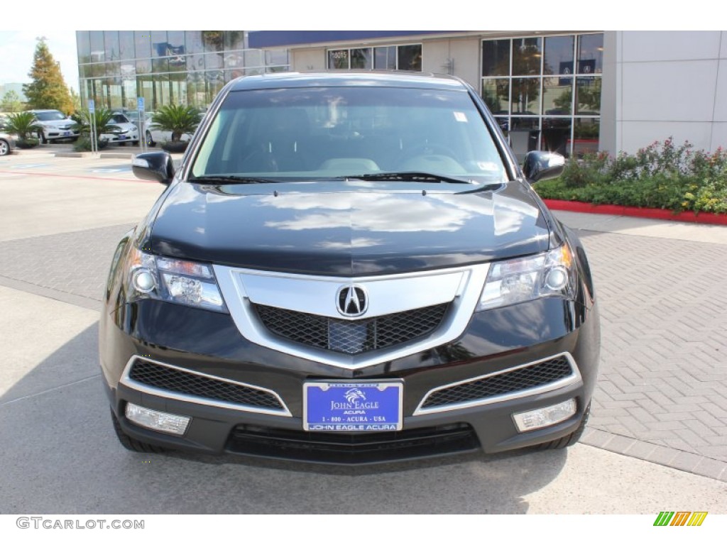 2013 MDX SH-AWD Advance - Crystal Black Pearl / Ebony photo #2