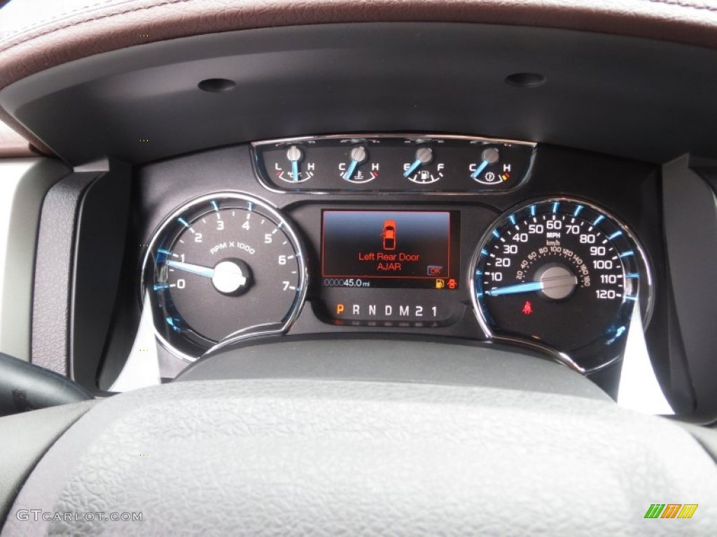 2013 Ford F150 King Ranch SuperCrew 4x4 Gauges Photo #72355716