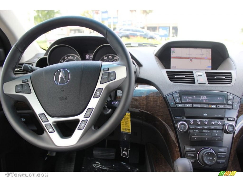 2013 Acura MDX SH-AWD Advance Ebony Dashboard Photo #72356052
