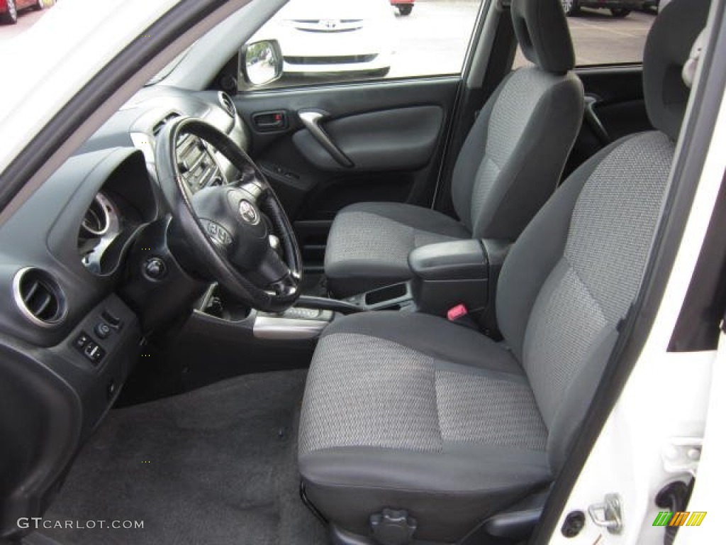 2005 RAV4 4WD - Frosted White Pearl / Dark Charcoal photo #16