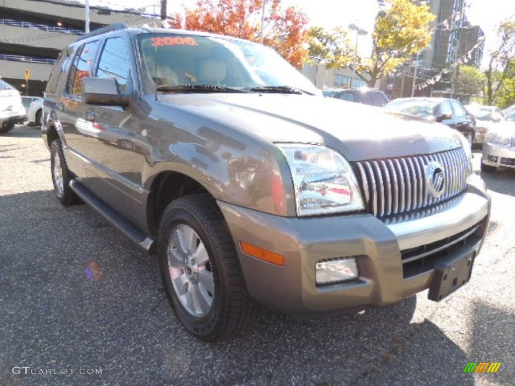 2006 Mountaineer Luxury AWD - Mineral Grey Metallic / Camel photo #4