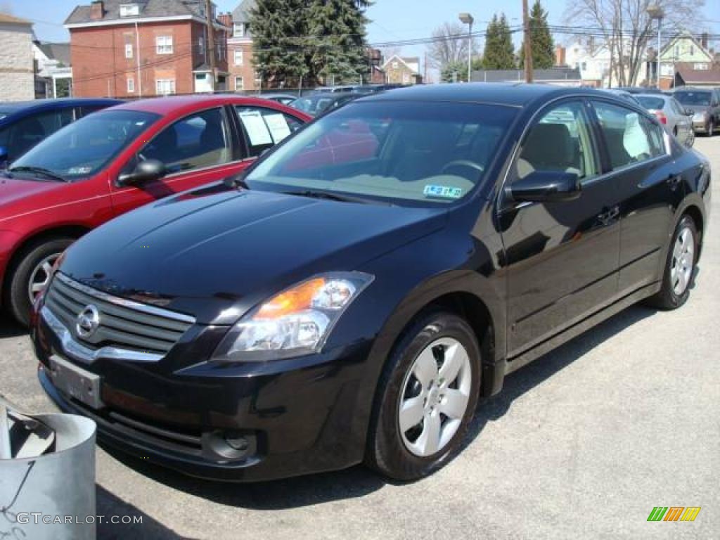 2007 Super Black Nissan Altima 2 5 S 7220566 Gtcarlot Com