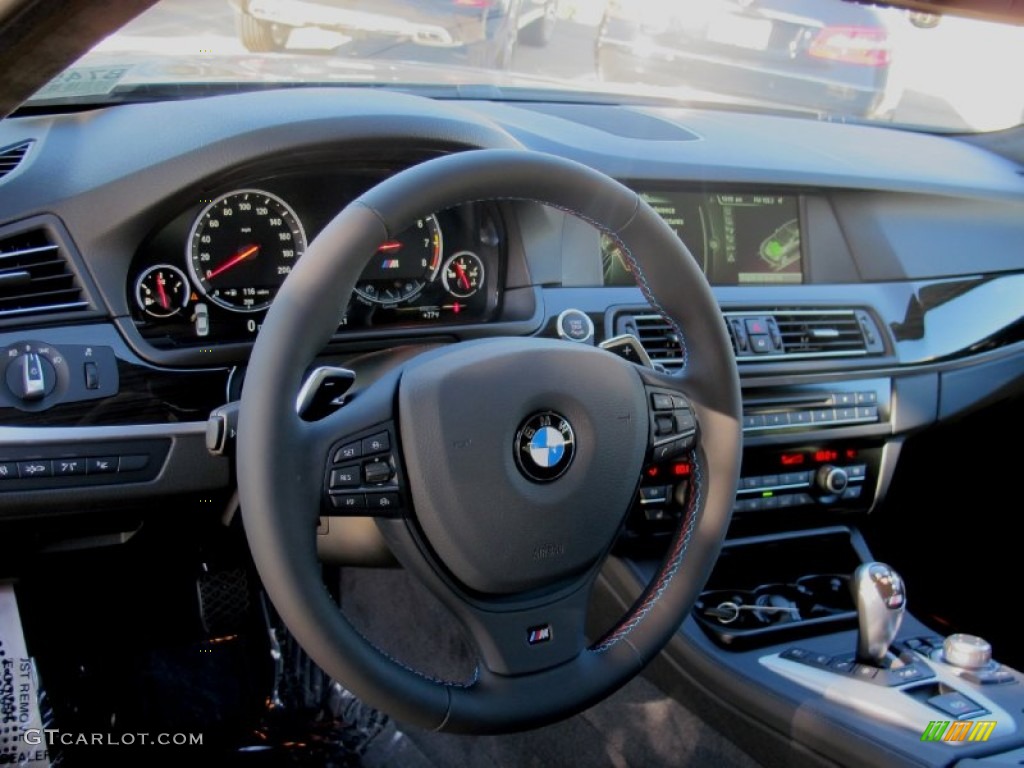2013 BMW M5 Sedan Black Dashboard Photo #72359016