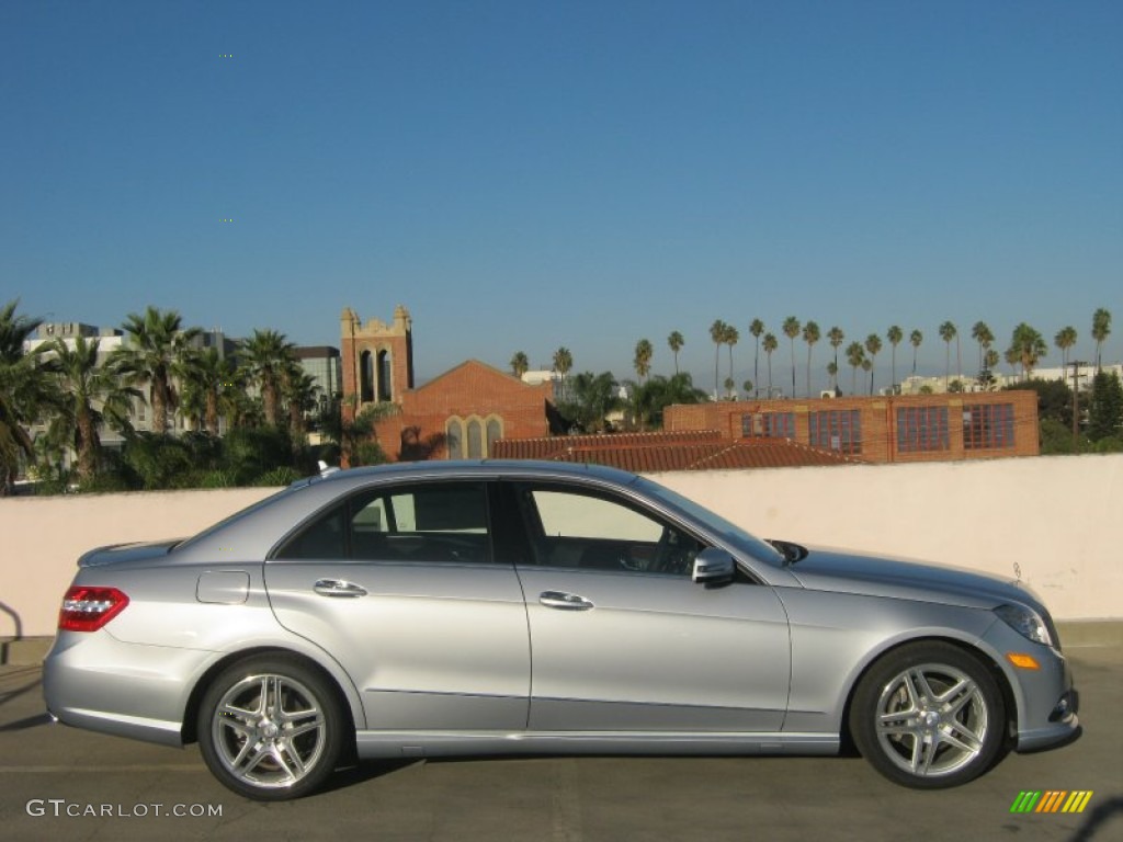 2013 E 350 Sedan - Diamond Silver Metallic / Black photo #3