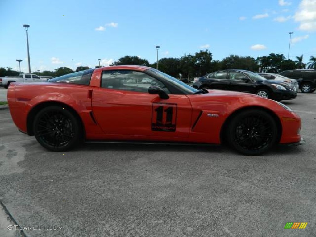 2011 Corvette Z06 Carbon Limited Edition - Inferno Orange Metallic / Carbon Limited Edition Black photo #2