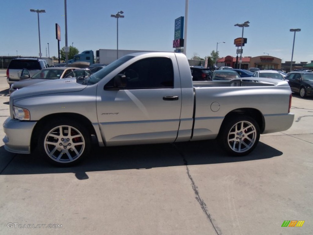 2004 Ram 1500 SRT-10 Regular Cab - Bright Silver Metallic / Dark Slate Gray photo #6