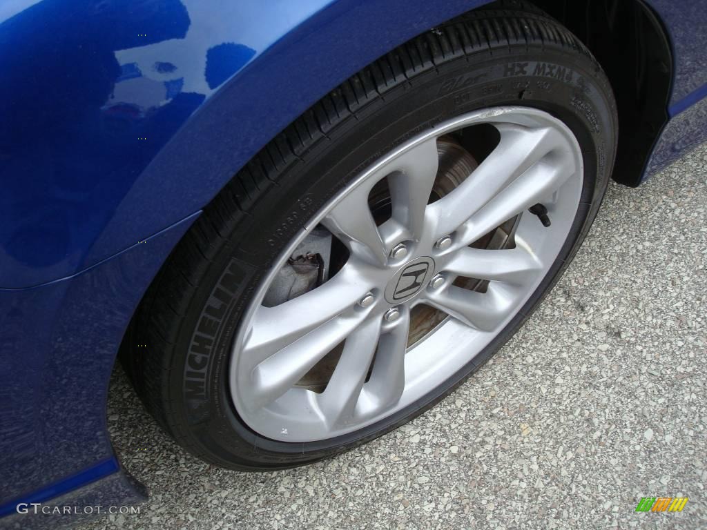 2007 Civic Si Sedan - Fiji Blue Metallic / Black photo #9