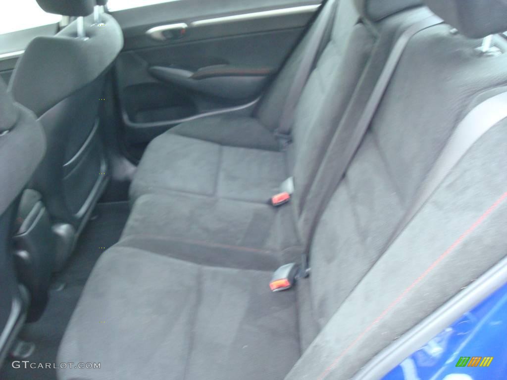 2007 Civic Si Sedan - Fiji Blue Metallic / Black photo #11