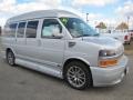 Sheer Silver Metallic 2012 Chevrolet Express 1500 AWD Passenger Conversion Van Exterior