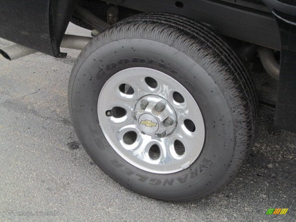 2012 Silverado 1500 LT Regular Cab 4x4 - Black / Light Titanium/Dark Titanium photo #5