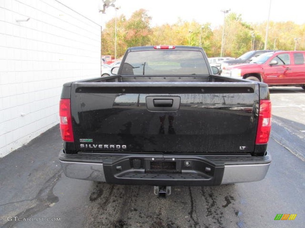 2012 Silverado 1500 LT Regular Cab 4x4 - Black / Light Titanium/Dark Titanium photo #9