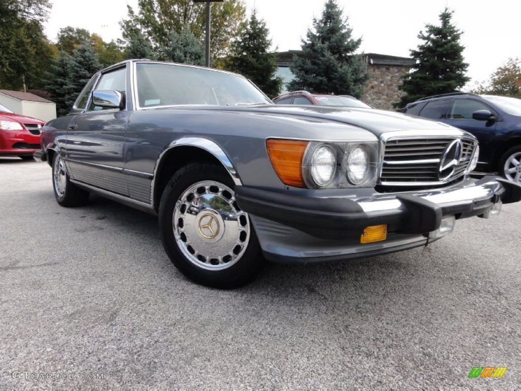 1988 SL Class 560 SL Roadster - Grey Pearl / Grey photo #1