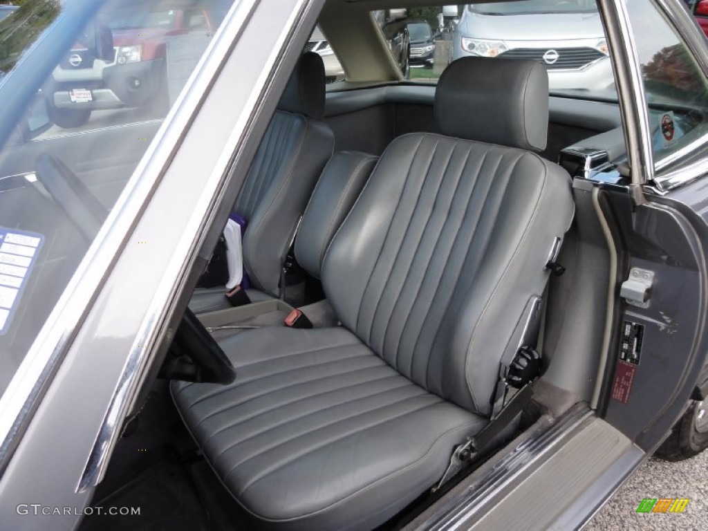 Grey Interior 1988 Mercedes-Benz SL Class 560 SL Roadster Photo #72363682