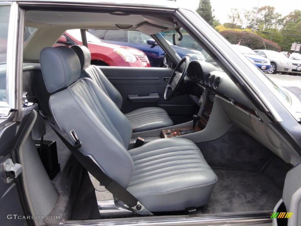 Grey Interior 1988 Mercedes-Benz SL Class 560 SL Roadster Photo #72363751