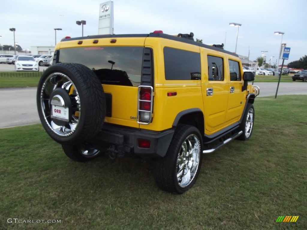 2006 H2 SUV - Yellow / Ebony photo #3