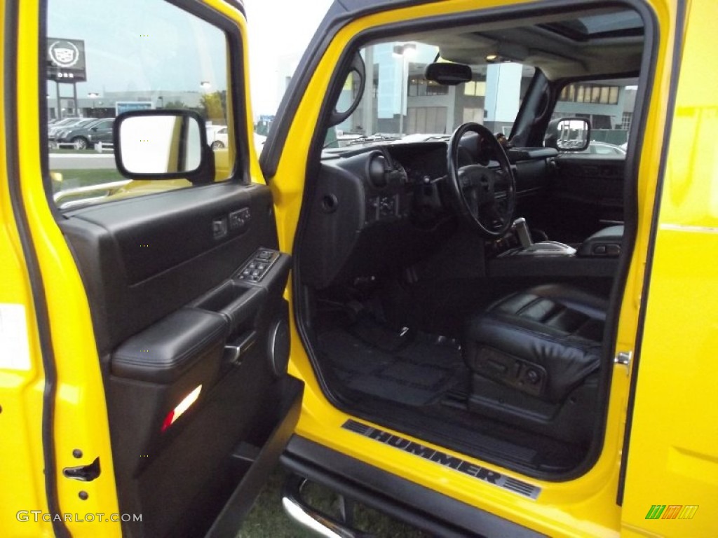 Ebony Interior 2006 Hummer H2 SUV Photo #72364036