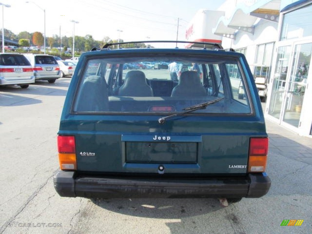 1996 Cherokee Sport 4WD - Emerald Green Pearl / Gray photo #5