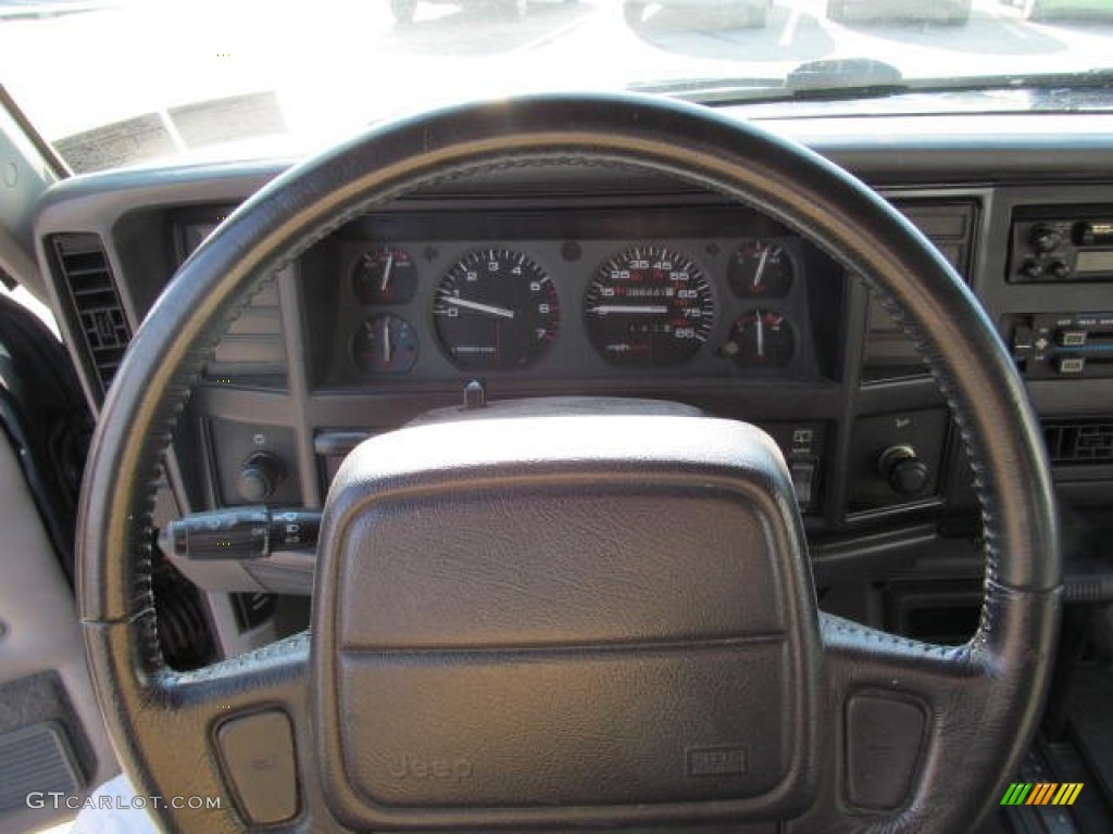 1996 Cherokee Sport 4WD - Emerald Green Pearl / Gray photo #17