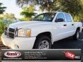 Bright White 2007 Dodge Dakota SLT Quad Cab
