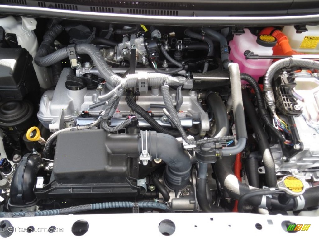 2012 Toyota Prius c Hybrid Four 1.5 Liter DOHC 16-Valve VVT-i 4 Cylinder Gasoline/Electric Hybrid Engine Photo #72365328
