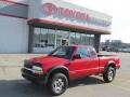 Victory Red 2003 Chevrolet S10 ZR2 Extended Cab 4x4