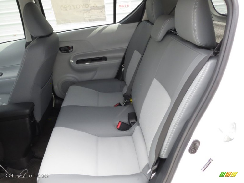 Gray Interior 2012 Toyota Prius c Hybrid Four Photo #72365407