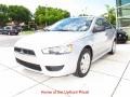 2010 Apex Silver Metallic Mitsubishi Lancer DE  photo #7