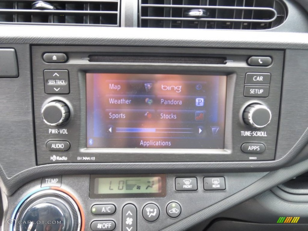 2012 Toyota Prius c Hybrid Four Controls Photo #72365550